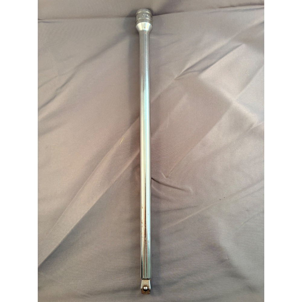 Snap-on SXW15 1/2 Drive 15 Inch Wobble Socket Extension Bar Silver Chrome USA
